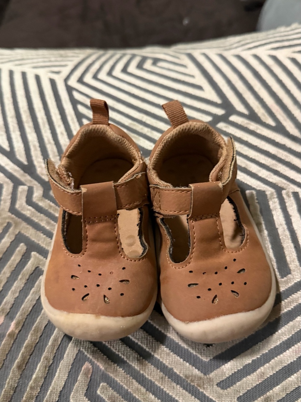Kids Brown Leather Mary Jane Shoes - Comfortable Everyday Wear